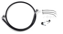 Stainless Steel Front Brake Line Kit Black For Harley Davidson FXD 1450 2000-2003