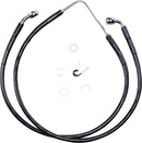 Stainless Steel Brake Line Kit Black For Harley Davidson FXDWG 1584 2007