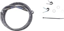 Extended Length Stainless Steel Front Brake Line Kit Silver For Harley Davidson XL 1200 N 2008-2012
