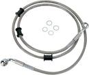 Stainless Steel Brake Line Kit Silver For Harley Davidson FLSTC 1584 2008