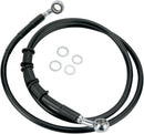 Stainless Steel Brake Line Kit Black For Harley Davidson FLSTC 1584 2008