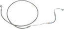 Extended Length Stainless Steel Brake Line Kit Silver - 2 Inch
