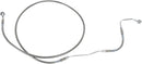 Extended Length Stainless Steel Brake Line Kit Silver - 4 Inch