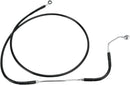 Extended Length Black Vinyl Brake Line Kit Black - 8 Inch