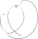 Stainless Steel Lower Brake Line Kit Silver
