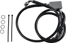 Stainless Steel Rear Brake Line Kit Black For Harley Davidson FLSTC 1450 2000-2003