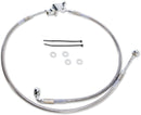 Stainless Steel Brake Line Kit Silver For Harley Davidson FLHR 1584 ABS 2008