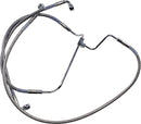 Extended Length Stainless Steel Brake Line Kit Silver For Harley Davidson FLHX 1750 2019