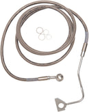 Extended Length Stainless Steel Front Brake Line Kit Silver For Harley Davidson FLTRU 1750 ABS 2018