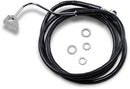 Extended Length Black Vinyl Front Brake Line Kit Black For Harley Davidson FLHR 1750 ABS 2021
