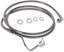 Extended Length Stainless Steel Brake Line Kit Silver For Harley Davidson FLTRX 1690 2015-2016