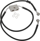 Extended Length Front Brake Line Black For Harley Davidson XL 1200 X 2017