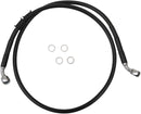 Extended Length Front Brake Line Black For Harley Davidson XL 1200 T 2019