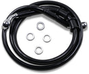 Extended Length Front Brake Line Black For Harley Davidson XL 883 L 2016
