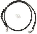 Stainless Steel Front Brake Line Kit Black For Harley Davidson XL 1200 C 2014-2016