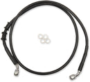 Extended Length Front Brake Line Black For Harley Davidson XL 1200 C 2016