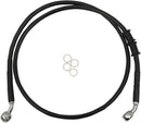 Extended Length Front Brake Line Black For Harley Davidson XL 883 N ABS 2018-2019