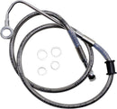 Stainless Steel Brake Line Kit Silver For Harley Davidson FLSTC 1690 ABS 2015-2016