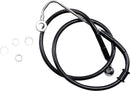 Extended Length Stainless Steel Brake Line Black For Harley Davidson FLSTNSE 1800 ABS 2015
