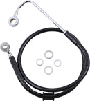 Stainless Steel Brake Line Kit Black For Harley Davidson FLSS 1800 ABS 2016-2017