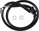 Extended Length Stainless Steel Brake Line Black For Harley Davidson FLHCS 1868 ABS 2018-2023