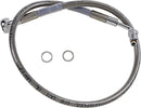 Extended Length Stainless Steel Brake Line Silver For Harley Davidson FXBRS 1868 ABS 2018