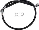Extended Length Stainless Steel Brake Line Black For Harley Davidson FXBRS 1868 ABS 2018