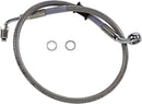 Stainless Steel Brake Line Kit Silver For Harley Davidson FLDE 1750 ABS 2018-2020