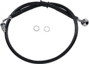 Extended Length Stainless Steel Brake Line Black For Harley Davidson FLFBS 1868 ABS 2018