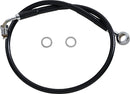 Extended Length Stainless Steel Brake Line Black For Harley Davidson FXFBS 1868 ABS 2018-2023