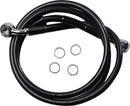 Extended Length Stainless Steel Brake Line Black For Harley Davidson XL 1200 NS 2021