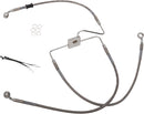 Stainless Steel Brake Line Kit Silver For Harley Davidson XL 1200 CX 2017