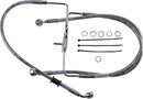 Extended Length Stainless Steel Brake Line Silver For Harley Davidson XL 1200 CX 2017