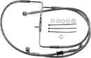 Extended Length Stainless Steel Brake Line Silver For Harley Davidson XL 1200 CX 2018