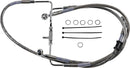 Extended Length Stainless Steel Brake Line Silver For Harley Davidson XL 1200 CX 2019