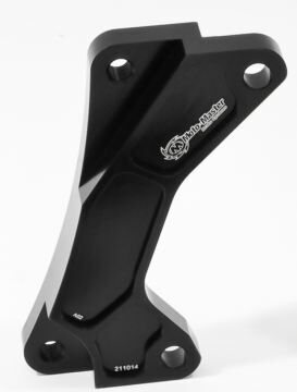 Supermoto Street Rotor Adapter 320mm Bracket Black For Yamaha WR 250 F 2001-2002