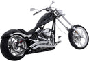 Big Radius Exhaust System Chrome For Big Dog MASTIFF 1917 2006-2010