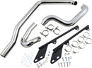 Power Curve True-Dual Crossover Header Pipes Chrome For Harley Davidson FLST 1340 1987-1989
