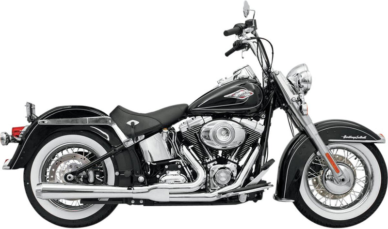 Road Rage 2:1 Exhaust System Chrome For Harley Davidson FLS 1690 2012-2016