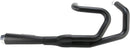 Road Rage 2-Into-1 Exhaust System Black For Harley Davidson XL 1200 C 2004-2013