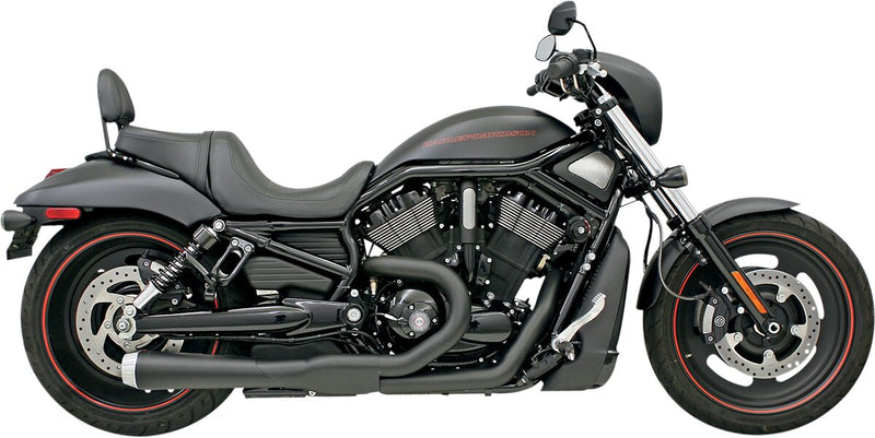 Road Rage 2:1 V-Rod Exhaust Black