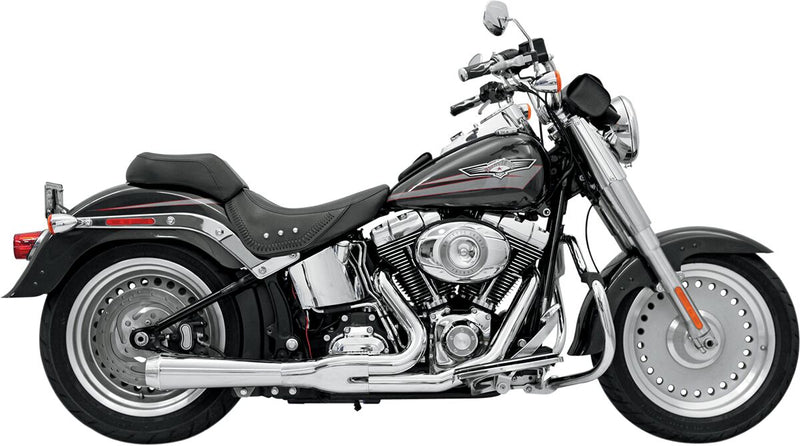 Road Rage 2:1 Exhaust System Chrome For Harley Davidson FXSTSSE3 1800 2009