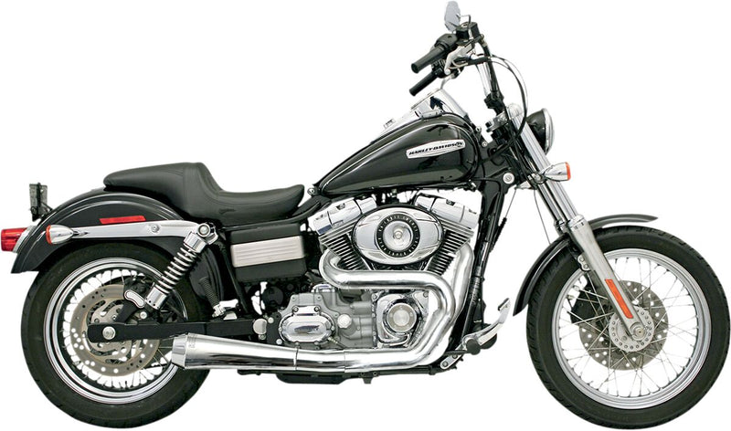 Road Rage 2:1 Exhaust System Chrome For Harley Davidson FXD 1340 1995-1998