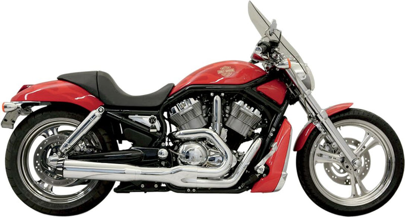 Road Rage 2 B1 Power 2:1 Exhaust System Chrome For Harley Davidson VRSCA 1130 2003-2005