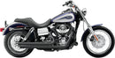 Speedster Slashdown Exhaust System Black For Harley Davidson FXDB 1584 2012-2013