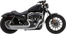 Speedster Slash Down Exhaust With Powerport Chrome Hd For Harley Davidson XL 1200 C 2004-2006