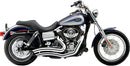 Speedster Swept Exhaust With Powerport Chrome For Harley Davidson FXDB 1584 2012-2013
