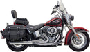 Road Rage 2 B1 Power 2:1 Exhaust System Chrome With Black End Caps