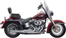 Road Rage 2 Mega Power 2:1 Exhaust System Chrome For Harley Davidson FLS 1690 2012-2016