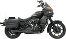 Road Rage 2:1 Exhaust System Black For Harley Davidson FXR 1340 1986-1994